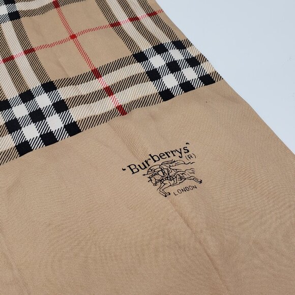 Burberry Vintage Silk Classic Scarf 20-110325 - Picture 7 of 8